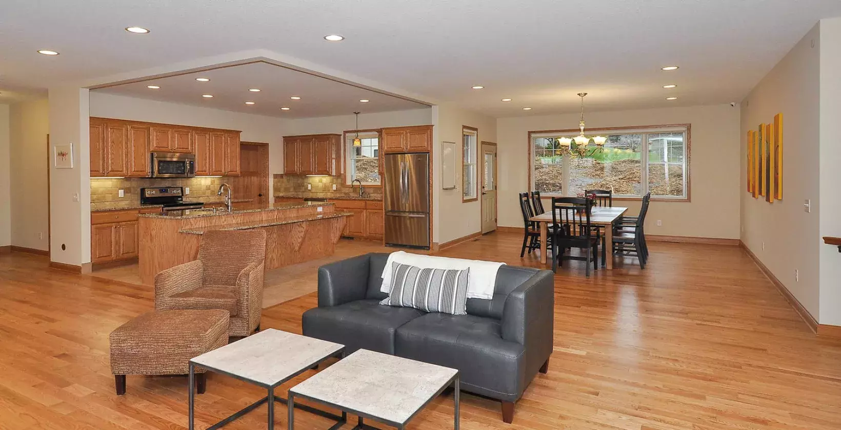 Inside the Mendota Manor living space